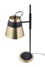   
                        
                        Настільна лампа MAYTONI (Німеччина) 12367    
                         у стилі Лофт.  
                        Тип джерела світла: світлодіодна лампа, змінна.                                                 Кольори плафонів і підвісок: Золото, Чорний.                         Матеріал: Метал.                          фото 2