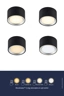   
                        
                        Точковий світильник NORDLUX (Данія) 12589    
                         у стилі Модерн.  
                        Тип джерела світла: вбудований led-модуль, незмінний.                         Форма: Циліндр.                         Кольори плафонів і підвісок: Чорний, Білий.                         Матеріал: Метал, Пластик.                          фото 9