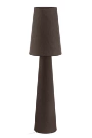   
                        Торшер EGLO (Австрія) 12692    
                         у стилі Модерн.  
                        Тип джерела світла: світлодіодна лампа, змінна.                                                 Кольори плафонів і підвісок: Коричневий.                         Матеріал: Тканина.                          фото 1