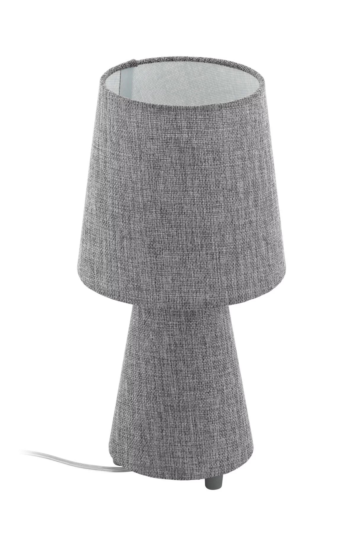   
                        
                        Настольная лампа EGLO (Австрия) 12779    
                         в стиле Модерн.  
                        Тип источника света: светодиодная лампа, сменная.                                                 Цвета плафонов и подвесок: Серый.                         Материал: Ткань.                          фото 1