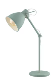   
                        
                        Настольная лампа EGLO (Австрия) 12799    
                         в стиле Лофт.  
                        Тип источника света: светодиодная лампа, сменная.                                                 Цвета плафонов и подвесок: Зеленый.                         Материал: Сталь.                          фото 1