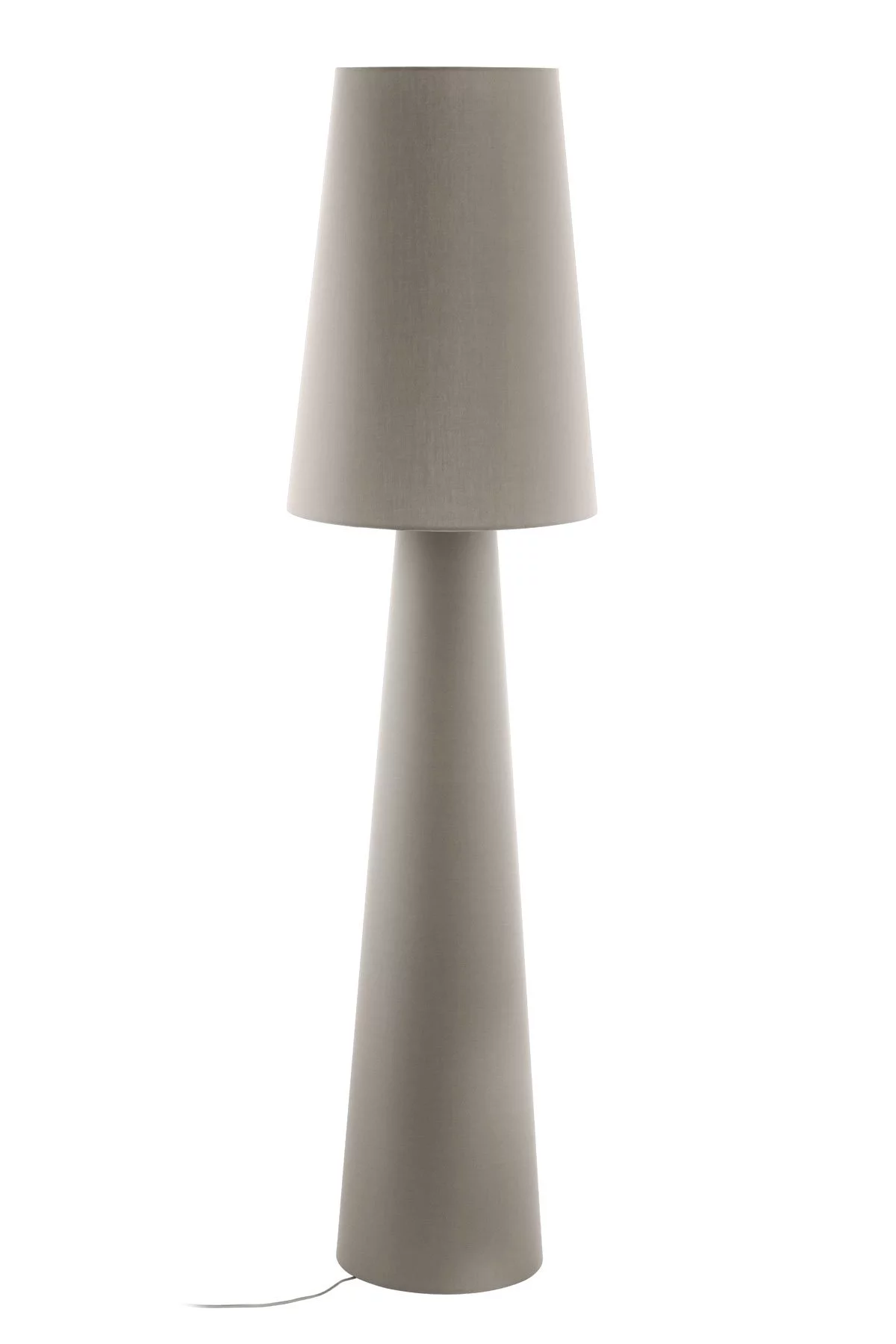   
                        Торшер EGLO  (Австрия) 12827    
                         в стиле Модерн.  
                        Тип источника света: светодиодная лампа, сменная.                                                 Цвета плафонов и подвесок: Серый, Коричневый.                         Материал: Ткань.                          фото 1