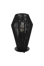   
                        
                        Настольная лампа EGLO (Австрия) 12845    
                         в стиле Модерн.  
                        Тип источника света: светодиодная лампа, сменная.                                                 Цвета плафонов и подвесок: Черный.                         Материал: Ткань.                          фото 1