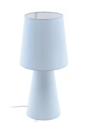  
                        
                        Настільна лампа EGLO (Австрія) 12934    
                         у стилі Модерн.  
                        Тип джерела світла: світлодіодна лампа, змінна.                                                 Кольори плафонів і підвісок: Блакитний.                         Матеріал: Тканина.                          фото 1
