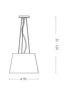   
                        Люстра IDEAL LUX  (Италия) 12961    
                         в стиле Модерн.  
                        Тип источника света: светодиодная лампа, сменная.                         Форма: Круг.                         Цвета плафонов и подвесок: Черный, Золото.                         Материал: Ткань, Пластик.                          фото 2