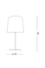   
                        
                        Настільна лампа IDEAL LUX (Італія) 12977    
                         у стилі Модерн.  
                        Тип джерела світла: світлодіодна лампа, змінна.                                                 Кольори плафонів і підвісок: Чорний, Золото.                         Матеріал: Тканина, Пластик.                          фото 2