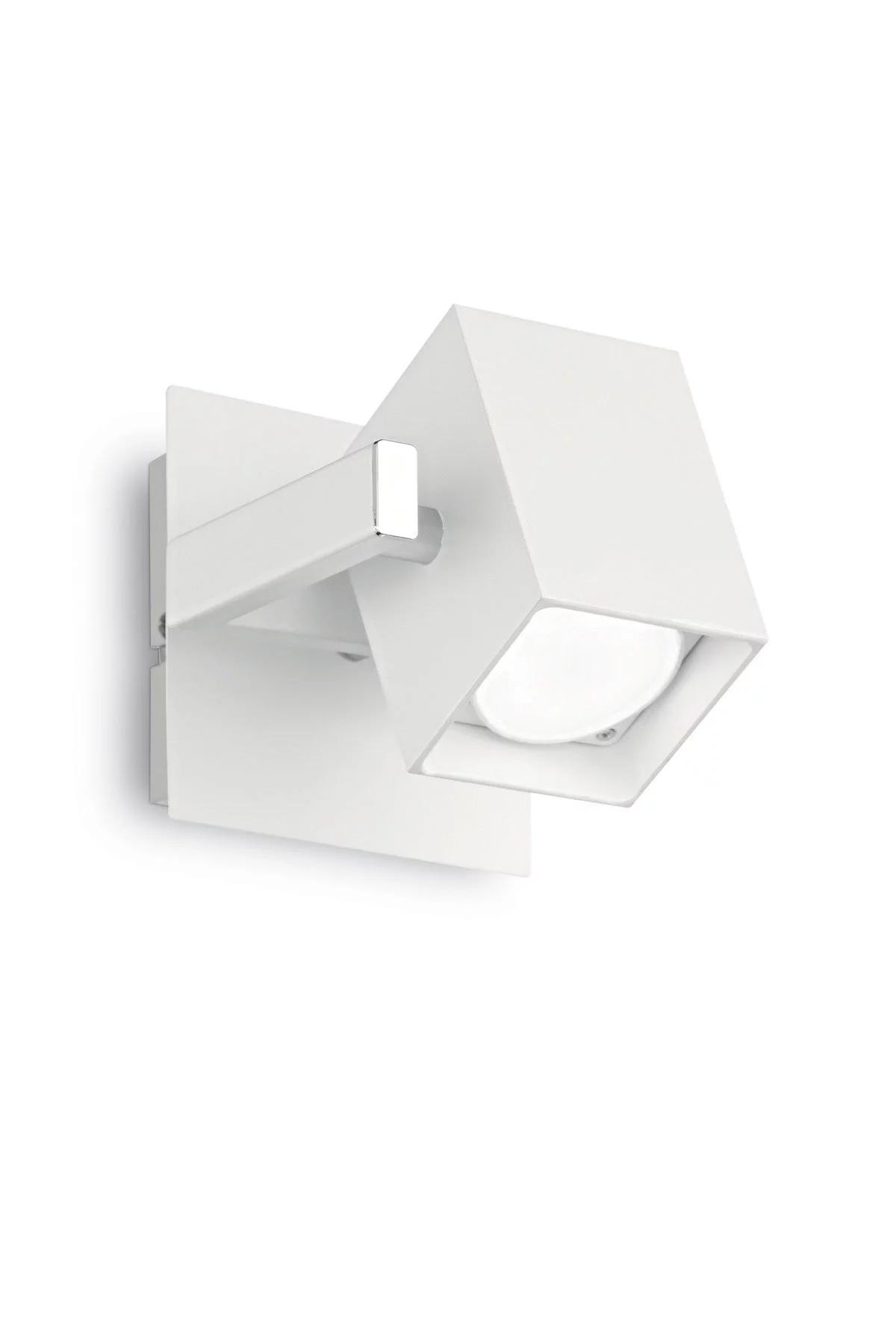   
                        Точечный светильник IDEAL LUX  (Италия) 13008    
                         в стиле хай-тек.  
                        Тип источника света: светодиодные led, галогенные.                         Форма: квадрат.                         Цвета плафонов и подвесок: белый.                         Материал: металл.                          фото 1