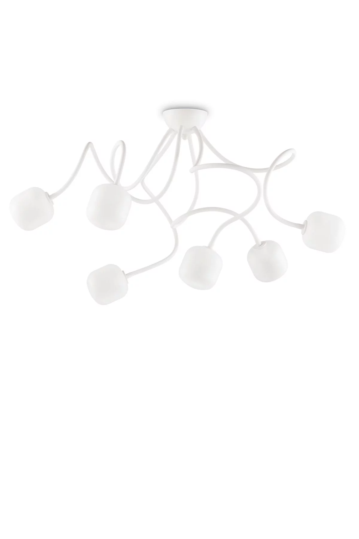   
                        
                        Люстра IDEAL LUX (Італія) 13028    
                         у стилі Скандинавський.  
                        Тип джерела світла: світлодіодна лампа, змінна.                         Форма: Коло.                         Кольори плафонів і підвісок: Білий.                         Матеріал: Скло.                          фото 1