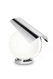   
                        
                        Настольная лампа IDEAL LUX (Италия) 13065    
                         в стиле Модерн.  
                        Тип источника света: светодиодная лампа, сменная.                                                 Цвета плафонов и подвесок: Белый.                         Материал: Стекло.                          фото 1