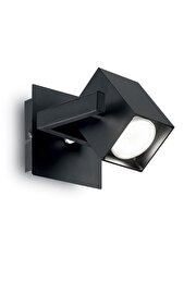   
                        Точковий світильник IDEAL LUX (Італія) 13079    
                         у стилі хай-тек.  
                        Тип джерела світла: cвітлодіодні led, галогенні.                         Форма: квадрат.                         Кольори плафонів і підвісок: чорний.                         Матеріал: метал.                          фото 1