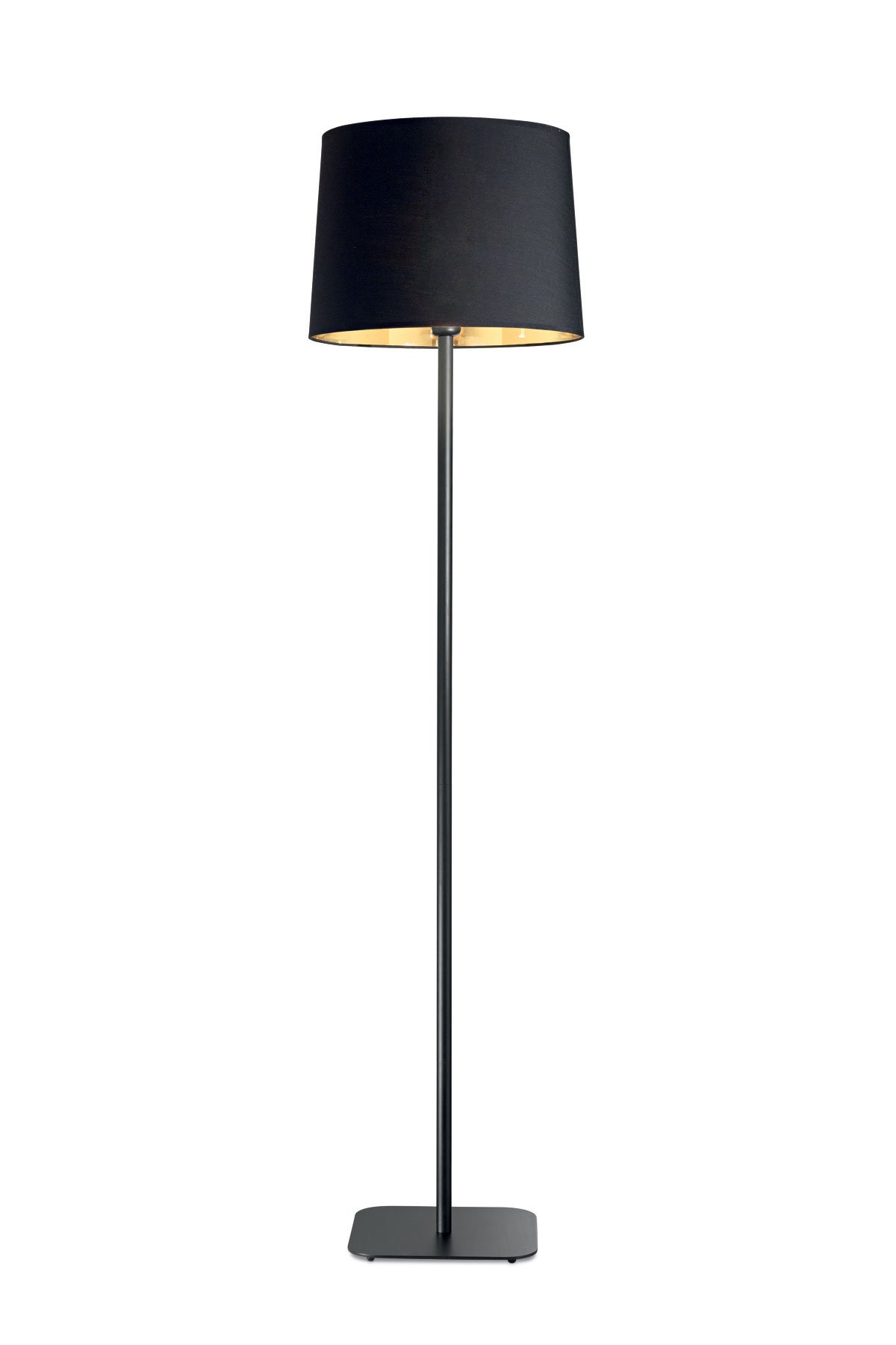   
                        Торшер IDEAL LUX (Італія) 13081    
                         у стилі модерн.  
                        Тип джерела світла: cвітлодіодні led, енергозберігаючі, розжарювання.                                                 Кольори плафонів і підвісок: чорний, золото.                         Матеріал: тканина, пластик.                          фото 1