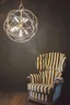   
                        Люстра IDEAL LUX (Італія) 13151    
                         у стилі Модерн.  
                        Тип джерела світла: світлодіодна лампа, змінна.                         Форма: Куля.                         Кольори плафонів і підвісок: Золото.                         Матеріал: Метал.                          фото 2