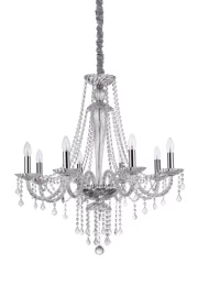   
                        
                        Кришталева люстра IDEAL LUX (Італія) 13158    
                         У стилі Класика.  
                        Тип джерела світла: світлодіодна лампа, змінна.                         Форма: Коло.                         Кольори плафонів і підвісок: Прозорий.                         Матеріал: Кришталь.                          фото 1