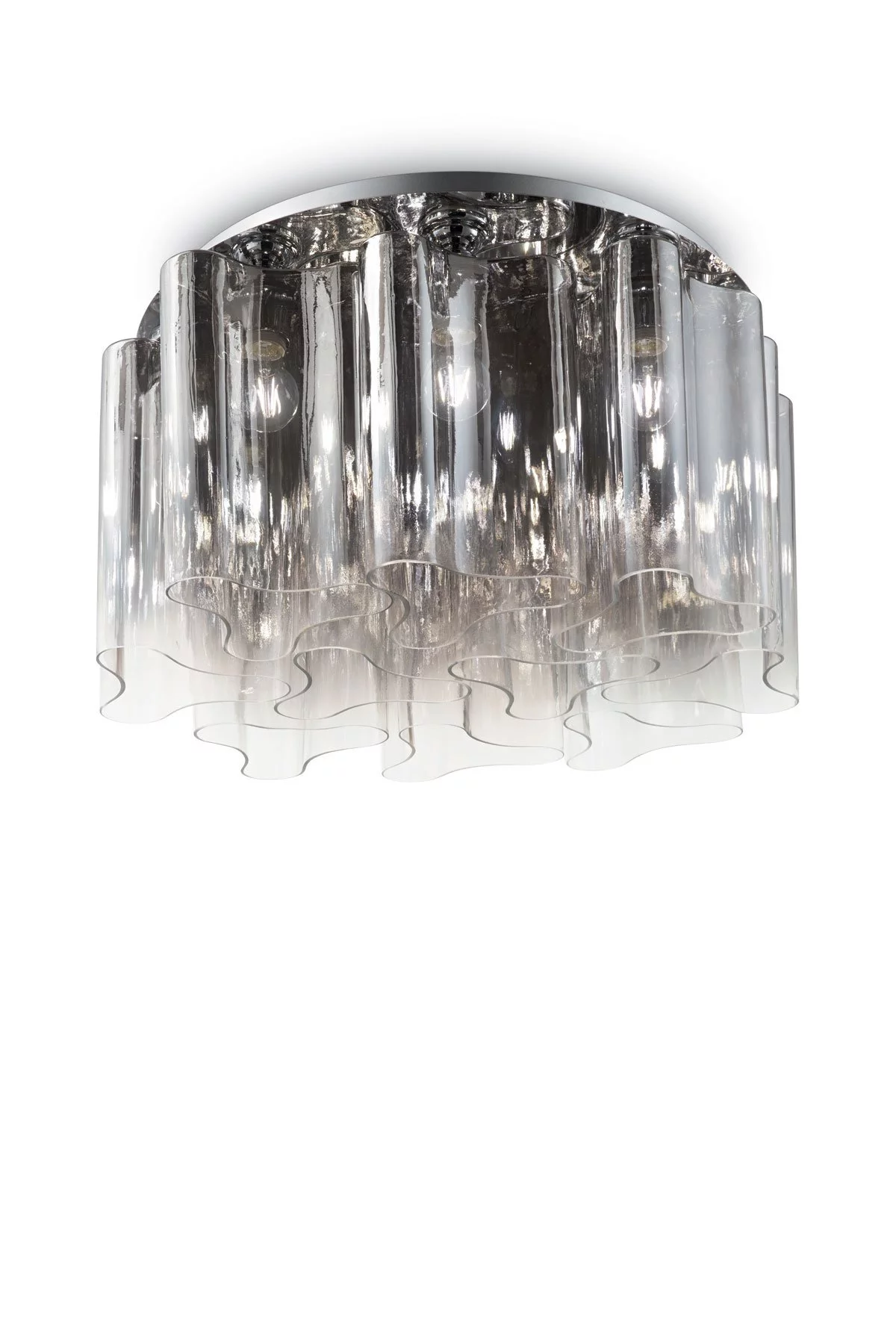   
                        
                        Люстра IDEAL LUX (Италия) 13188    
                         В стиле Модерн.  
                        Тип источника света: светодиодная лампа, сменная.                         Форма: Круг.                         Цвета плафонов и подвесок: Серый, Прозрачный.                         Материал: Стекло.                          фото 1