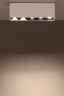   
                        
                        Точечный светильник NOWODVORSKI (Польша) 13262    
                         в стиле Хай-тек.  
                        Тип источника света: встроенный led-модуль, несъемный.                         Форма: Прямоугольник.                         Цвета плафонов и подвесок: Белый, Серый.                         Материал: Алюминий.                          фото 2