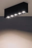   
                        Світильник стельовий NOWODVORSKI (Польща) 13303    
                         у стилі хай-тек.  
                        Тип джерела світла: вбудовані світлодіоди led.                         Форма: прямокутник.                         Кольори плафонів і підвісок: чорний.                         Матеріал: алюміній.                          фото 3