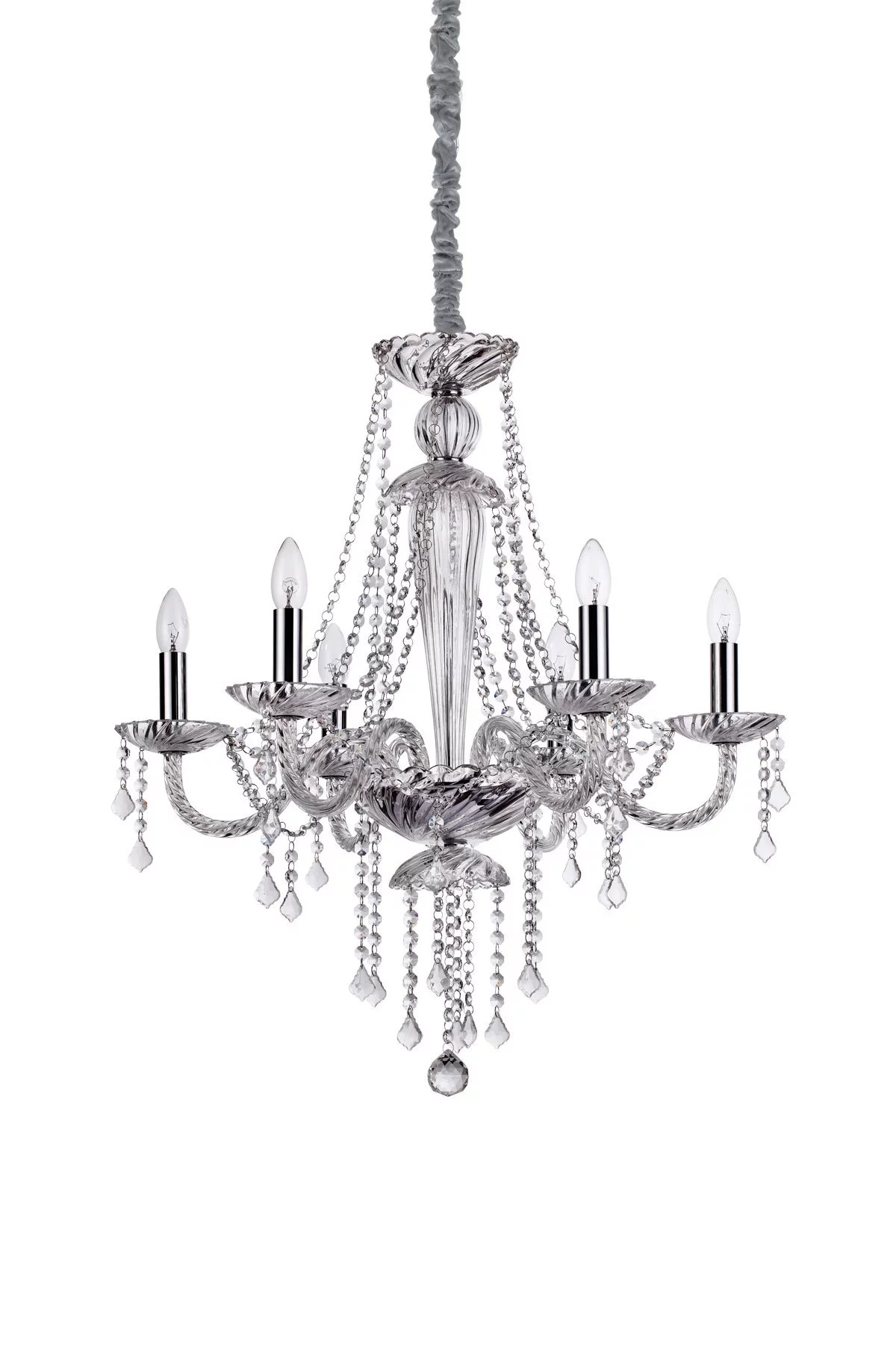   
                        
                        Кришталева люстра IDEAL LUX (Італія) 13359    
                         У стилі Класика.  
                        Тип джерела світла: світлодіодна лампа, змінна.                         Форма: Коло.                         Кольори плафонів і підвісок: Прозорий.                         Матеріал: Кришталь.                          фото 1