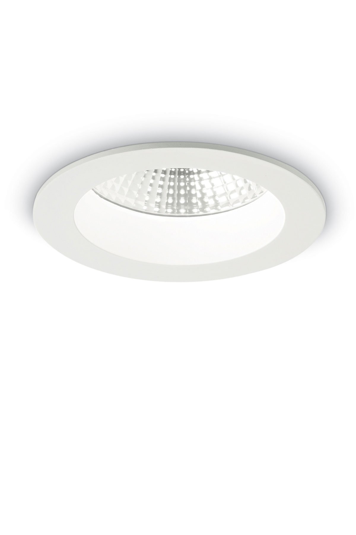   
                        Точковий світильник IDEAL LUX (Італія) 13361    
                         у стилі хай-тек.  
                        Тип джерела світла: вбудовані світлодіоди led.                         Форма: коло.                                                                          фото 1