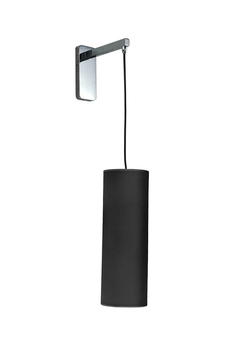   
                        
                        Бра AZZARDO (Польща) 13735    
                         у стилі Модерн.  
                        Тип джерела світла: світлодіодна лампа, змінна.                         Форма: Коло.                         Кольори плафонів і підвісок: Чорний.                         Матеріал: Тканина.                          фото 1