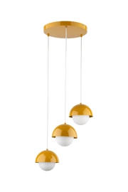   
                        
                        Люстра TK LIGHTING (Польща) 13789    
                         У стилі Скандинавський, Модерн.  
                        Тип джерела світла: світлодіодна лампа, змінна.                         Форма: Коло.                         Кольори плафонів і підвісок: Білий, Помаранчевий.                         Матеріал: Пластик, Сталь.                          фото 1