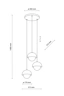   
                        
                        Люстра TK LIGHTING (Польща) 13789    
                         У стилі Скандинавський, Модерн.  
                        Тип джерела світла: світлодіодна лампа, змінна.                         Форма: Коло.                         Кольори плафонів і підвісок: Білий, Помаранчевий.                         Матеріал: Пластик, Сталь.                          фото 6