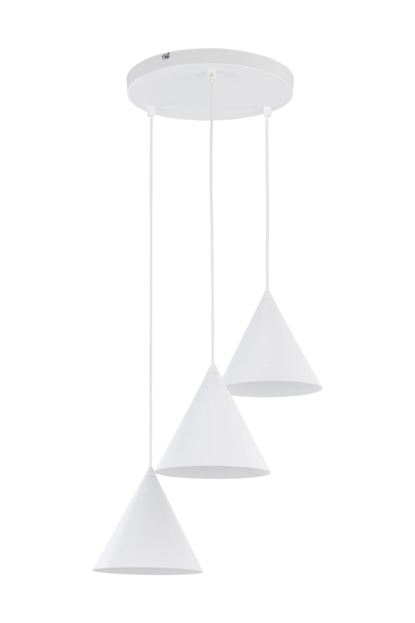   
                        
                        Люстра TK LIGHTING (Польша) 13933    
                         В стиле Лофт.  
                        Тип источника света: светодиодная лампа, сменная.                         Форма: Круг.                         Цвета плафонов и подвесок: Белый.                         Материал: Сталь, Пластик.                          фото 1