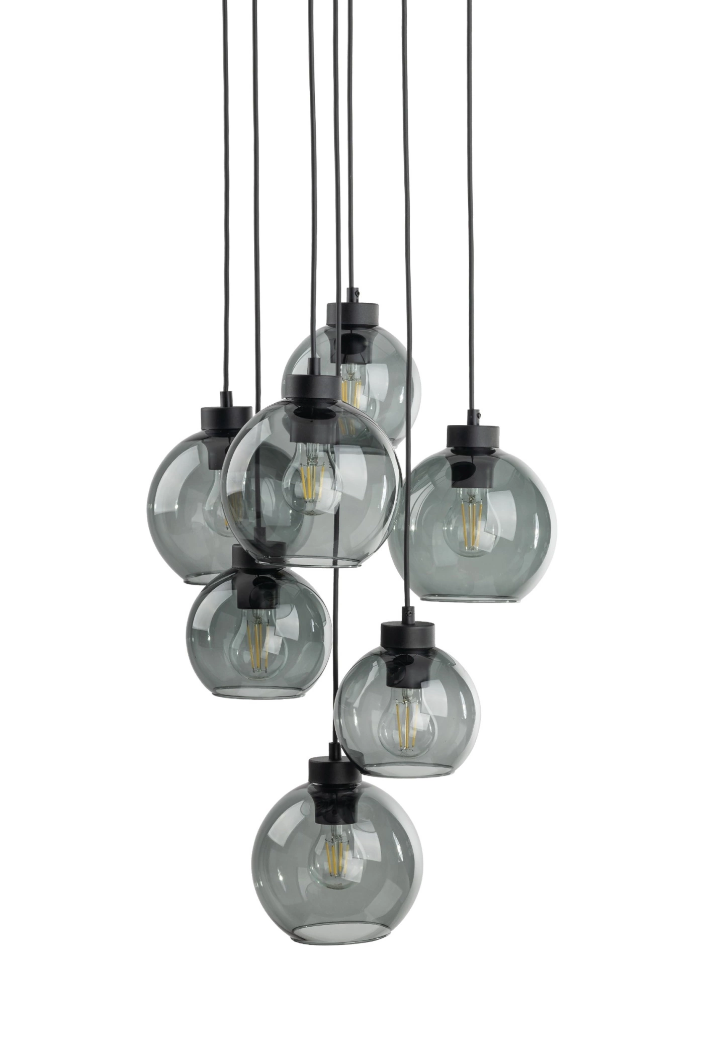   
                        
                        Люстра TK LIGHTING (Польща) 13953    
                         У стилі Модерн, Хай-тек.  
                        Тип джерела світла: світлодіодна лампа, змінна.                         Форма: Коло.                         Кольори плафонів і підвісок: Сірий.                         Матеріал: Скло.                          фото 4