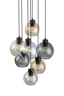   
                        
                        Люстра TK LIGHTING (Польща) 13955    
                         У стилі Хай-тек.  
                        Тип джерела світла: світлодіодна лампа, змінна.                         Форма: Коло.                         Кольори плафонів і підвісок: Прозорий, Жовтий, Сірий.                         Матеріал: Скло.                          фото 6