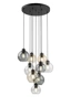   
                        
                        Люстра TK LIGHTING (Польща) 13959    
                         У стилі Хай-тек.  
                        Тип джерела світла: світлодіодна лампа, змінна.                         Форма: Коло.                         Кольори плафонів і підвісок: Прозорий, Жовтий, Сірий.                         Матеріал: Скло.                          фото 2