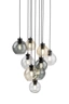   
                        
                        Люстра TK LIGHTING (Польща) 13959    
                         У стилі Хай-тек.  
                        Тип джерела світла: світлодіодна лампа, змінна.                         Форма: Коло.                         Кольори плафонів і підвісок: Прозорий, Жовтий, Сірий.                         Матеріал: Скло.                          фото 3