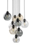   
                        
                        Люстра TK LIGHTING (Польща) 13959    
                         У стилі Хай-тек.  
                        Тип джерела світла: світлодіодна лампа, змінна.                         Форма: Коло.                         Кольори плафонів і підвісок: Прозорий, Жовтий, Сірий.                         Матеріал: Скло.                          фото 4
