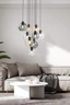   
                        
                        Люстра TK LIGHTING (Польща) 13959    
                         У стилі Хай-тек.  
                        Тип джерела світла: світлодіодна лампа, змінна.                         Форма: Коло.                         Кольори плафонів і підвісок: Прозорий, Жовтий, Сірий.                         Матеріал: Скло.                          фото 5