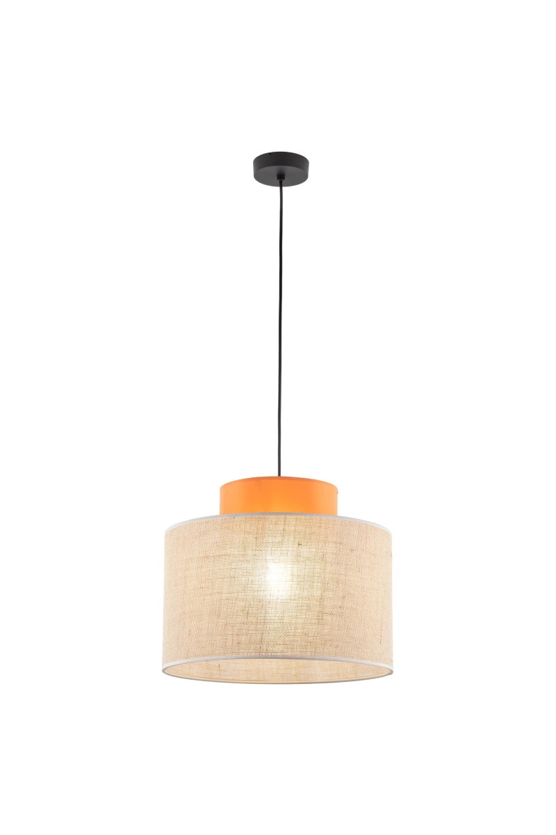   
                        
                        Люстра TK LIGHTING (Польща) 13983    
                         У стилі Скандинавський, Модерн.  
                        Тип джерела світла: світлодіодна лампа, змінна.                         Форма: Циліндр.                         Кольори плафонів і підвісок: Бежевий, Помаранчевий.                         Матеріал: Тканина.                          фото 2