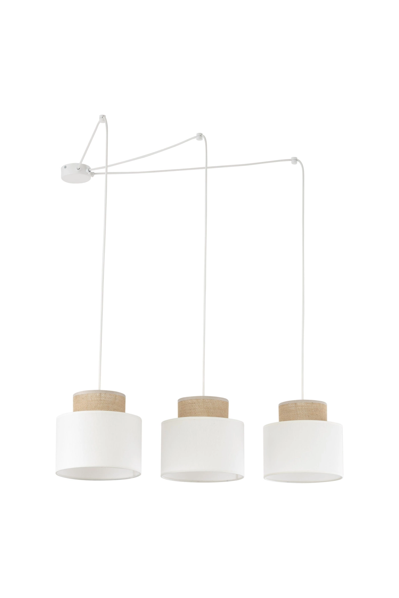   
                        
                        Люстра TK LIGHTING (Польща) 13984    
                         У стилі Скандинавський, Модерн.  
                        Тип джерела світла: світлодіодна лампа, змінна.                         Форма: Павук.                         Кольори плафонів і підвісок: Білий, Бежевий.                         Матеріал: Тканина.                          фото 1
