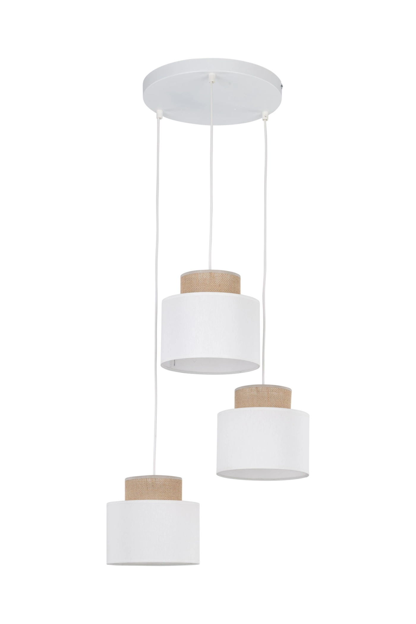   
                        
                        Люстра TK LIGHTING (Польща) 13985    
                         У стилі Скандинавський, Модерн.  
                        Тип джерела світла: світлодіодна лампа, змінна.                         Форма: Коло.                         Кольори плафонів і підвісок: Білий, Бежевий.                         Матеріал: Тканина.                          фото 1