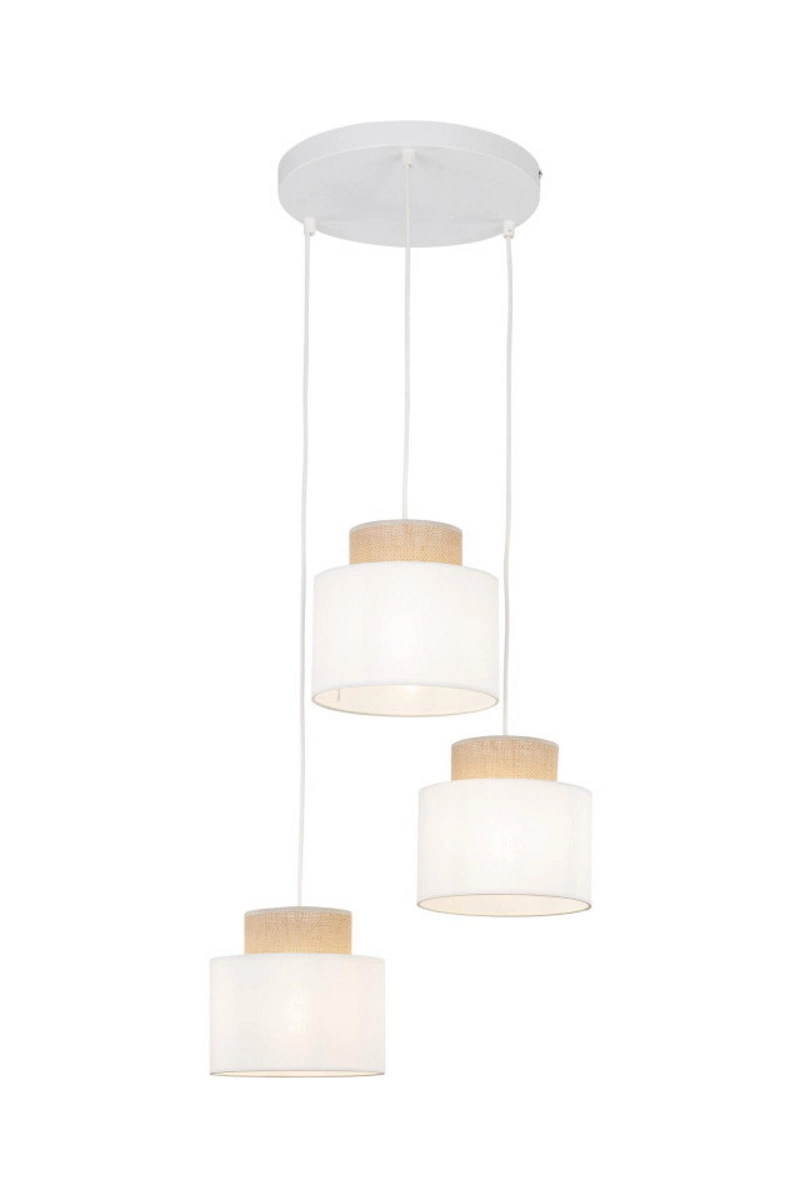   
                        
                        Люстра TK LIGHTING (Польща) 13985    
                         У стилі Скандинавський, Модерн.  
                        Тип джерела світла: світлодіодна лампа, змінна.                         Форма: Коло.                         Кольори плафонів і підвісок: Білий, Бежевий.                         Матеріал: Тканина.                          фото 2