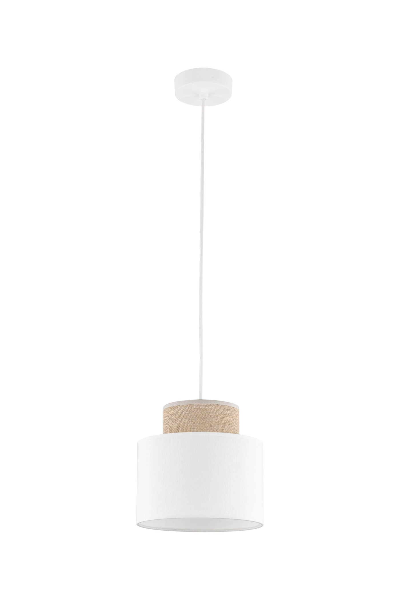   
                        
                        Люстра TK LIGHTING (Польща) 13987    
                         У стилі Скандинавський, Модерн.  
                        Тип джерела світла: світлодіодна лампа, змінна.                         Форма: Циліндр.                         Кольори плафонів і підвісок: Білий, Бежевий.                         Матеріал: Тканина.                          фото 1
