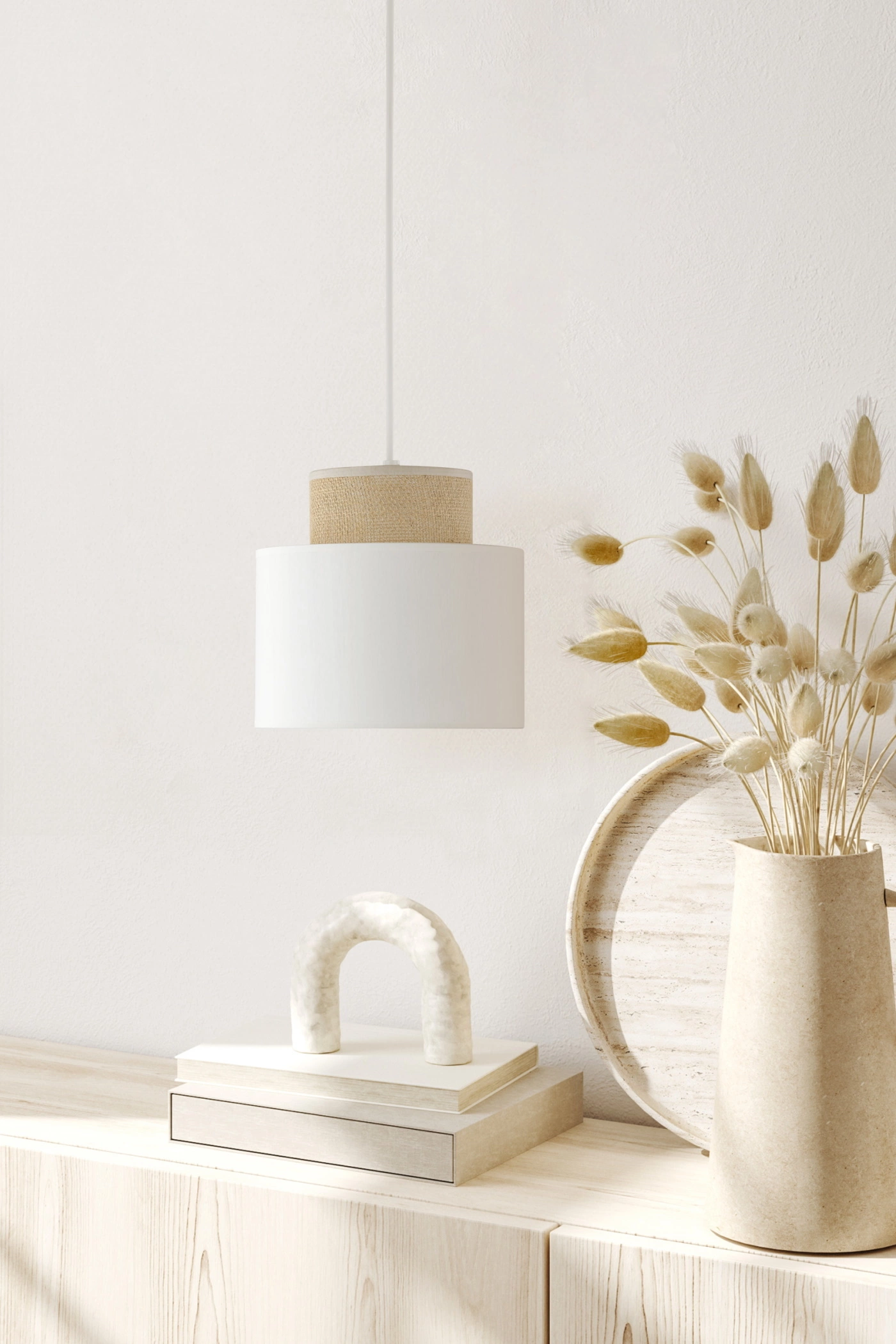   
                        
                        Люстра TK LIGHTING (Польща) 13987    
                         У стилі Скандинавський, Модерн.  
                        Тип джерела світла: світлодіодна лампа, змінна.                         Форма: Циліндр.                         Кольори плафонів і підвісок: Білий, Бежевий.                         Матеріал: Тканина.                          фото 7