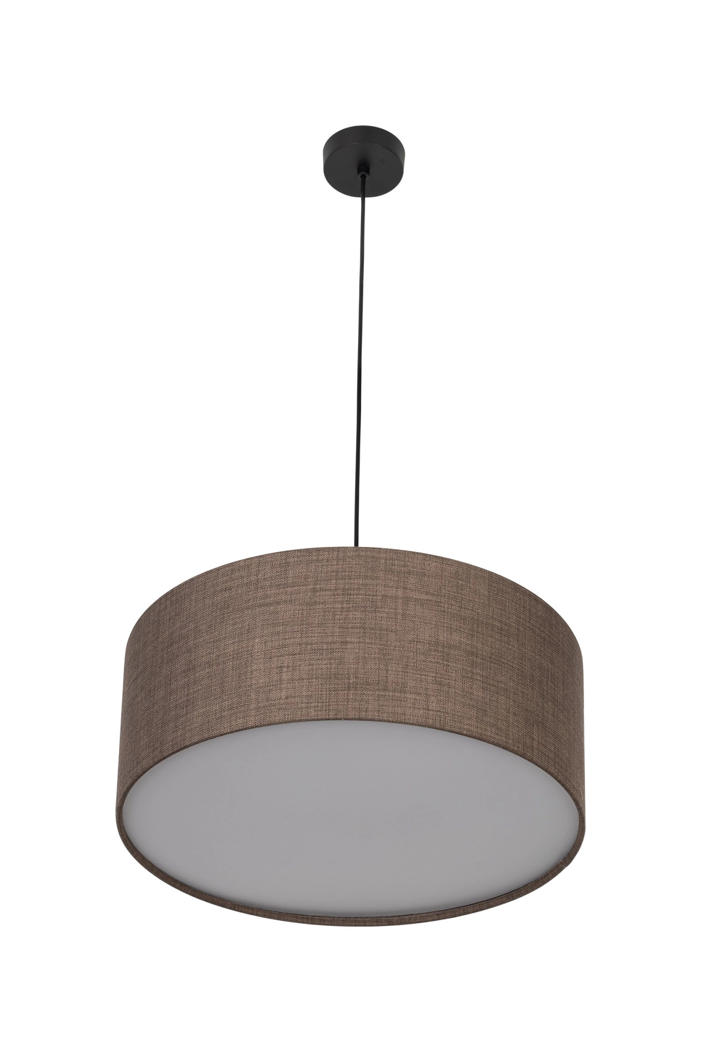   
                        
                        Люстра TK LIGHTING (Польща) 13996    
                         У стилі Скандинавський, Модерн.  
                        Тип джерела світла: світлодіодна лампа, змінна.                         Форма: Циліндр.                         Кольори плафонів і підвісок: Коричневий, Білий.                         Матеріал: Тканина, Пластик.                          фото 3