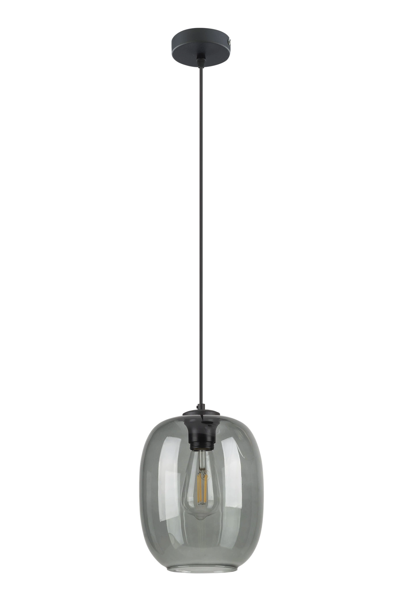   
                        
                        Люстра TK LIGHTING (Польща) 14000    
                         У стилі Хай-тек.  
                        Тип джерела світла: світлодіодна лампа, змінна.                         Форма: Овал.                         Кольори плафонів і підвісок: Сірий.                         Матеріал: Скло.                          фото 1