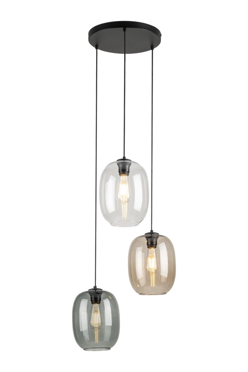   
                        
                        Люстра TK LIGHTING (Польща) 14001    
                         У стилі Хай-тек.  
                        Тип джерела світла: світлодіодна лампа, змінна.                         Форма: Коло.                         Кольори плафонів і підвісок: Прозорий, Жовтий, Сірий.                         Матеріал: Скло.                          фото 2