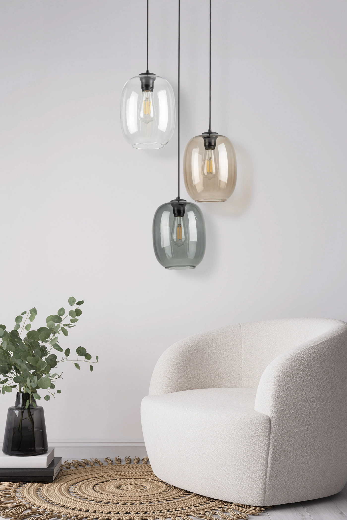   
                        
                        Люстра TK LIGHTING (Польща) 14001    
                         У стилі Хай-тек.  
                        Тип джерела світла: світлодіодна лампа, змінна.                         Форма: Коло.                         Кольори плафонів і підвісок: Прозорий, Жовтий, Сірий.                         Матеріал: Скло.                          фото 4
