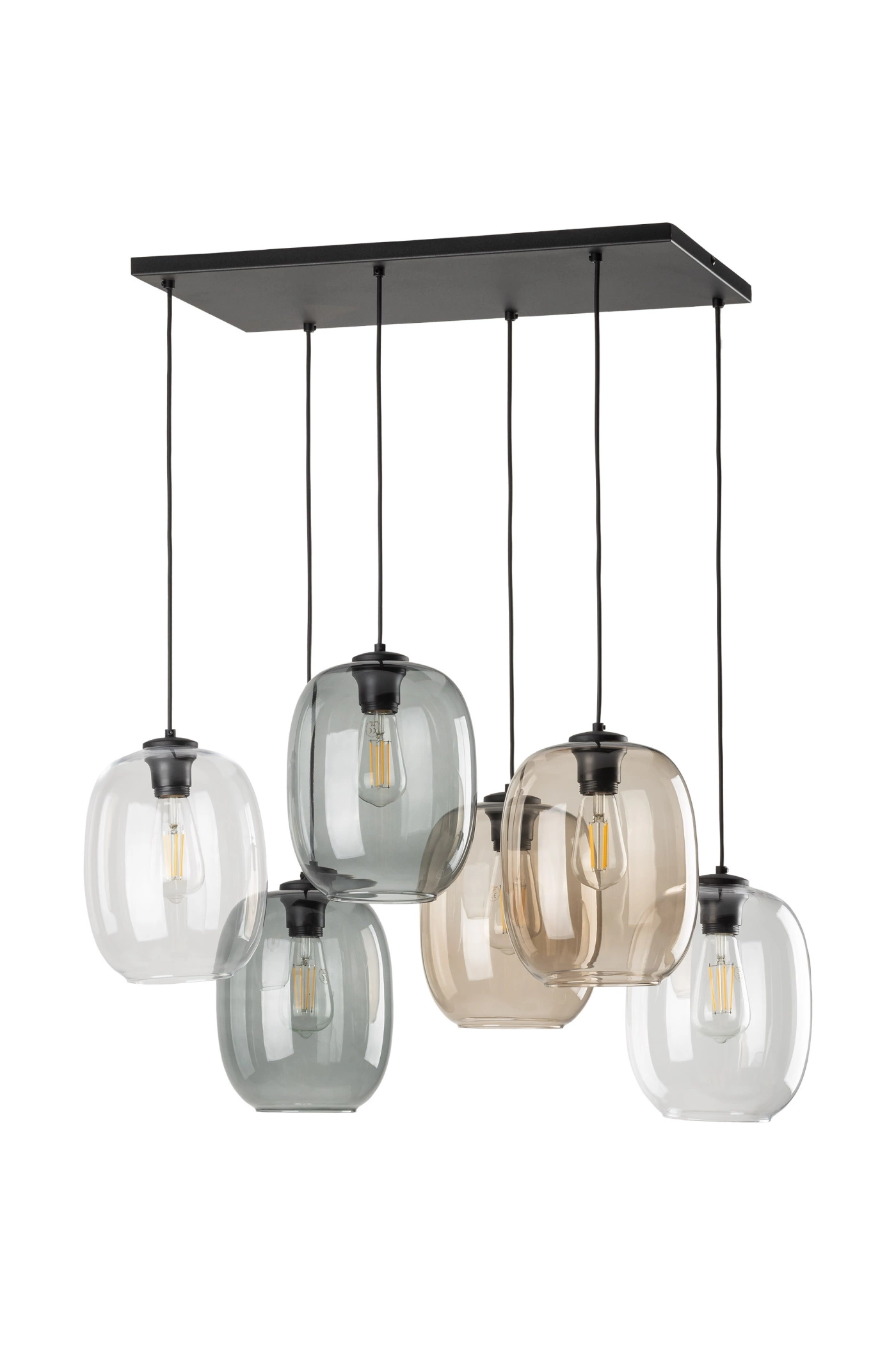   
                        
                        Люстра TK LIGHTING (Польша) 14003    
                         В стиле Хай-тек.  
                        Тип источника света: светодиодная лампа, сменная.                         Форма: Прямоугольник.                         Цвета плафонов и подвесок: Прозрачный, Желтый, Серый.                         Материал: Стекло.                          фото 2
