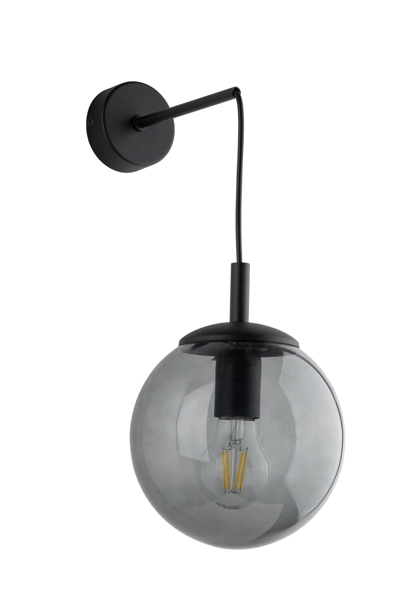   
                        
                        Бра TK LIGHTING (Польша) 14018    
                         В стиле Хай-тек.  
                        Тип источника света: светодиодная лампа, сменная.                                                 Цвета плафонов и подвесок: Серый.                         Материал: Стекло.                          фото 1