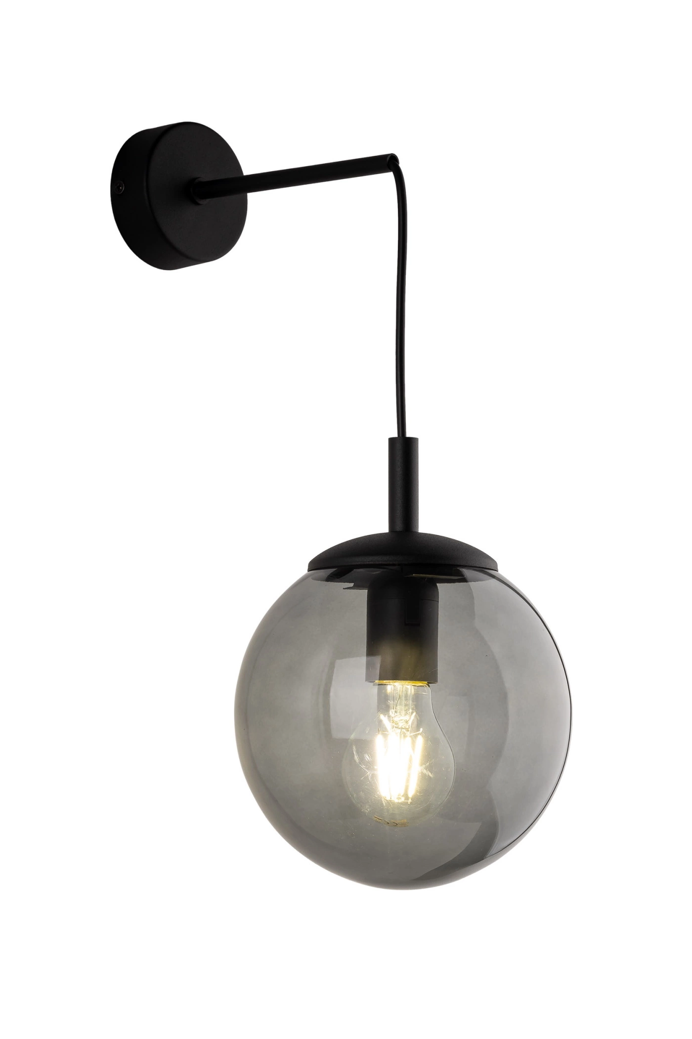   
                        
                        Бра TK LIGHTING (Польша) 14018    
                         В стиле Хай-тек.  
                        Тип источника света: светодиодная лампа, сменная.                                                 Цвета плафонов и подвесок: Серый.                         Материал: Стекло.                          фото 2