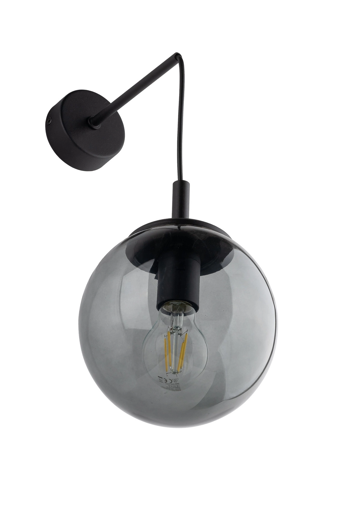   
                        
                        Бра TK LIGHTING (Польша) 14018    
                         В стиле Хай-тек.  
                        Тип источника света: светодиодная лампа, сменная.                                                 Цвета плафонов и подвесок: Серый.                         Материал: Стекло.                          фото 3