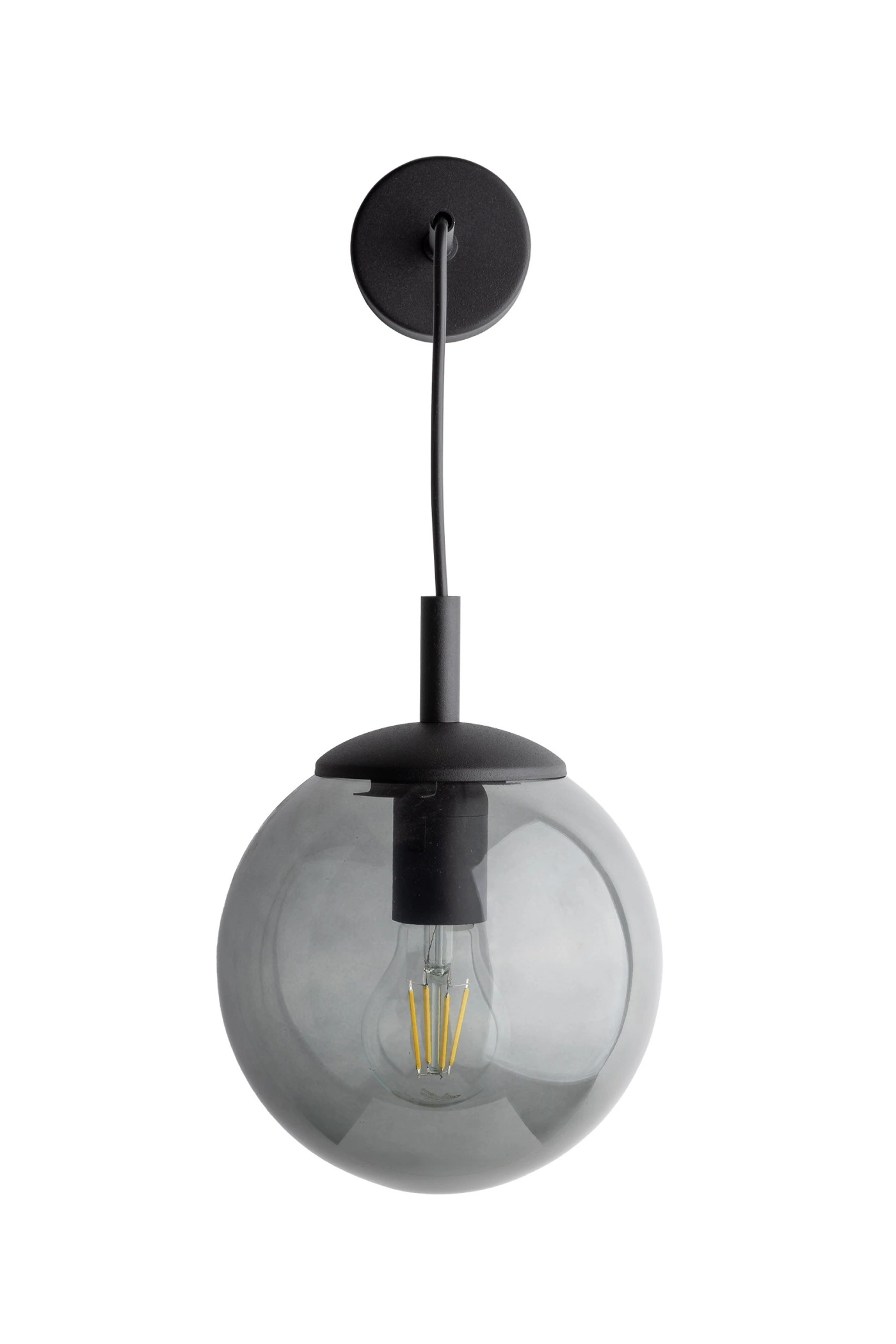   
                        
                        Бра TK LIGHTING (Польша) 14018    
                         В стиле Хай-тек.  
                        Тип источника света: светодиодная лампа, сменная.                                                 Цвета плафонов и подвесок: Серый.                         Материал: Стекло.                          фото 5