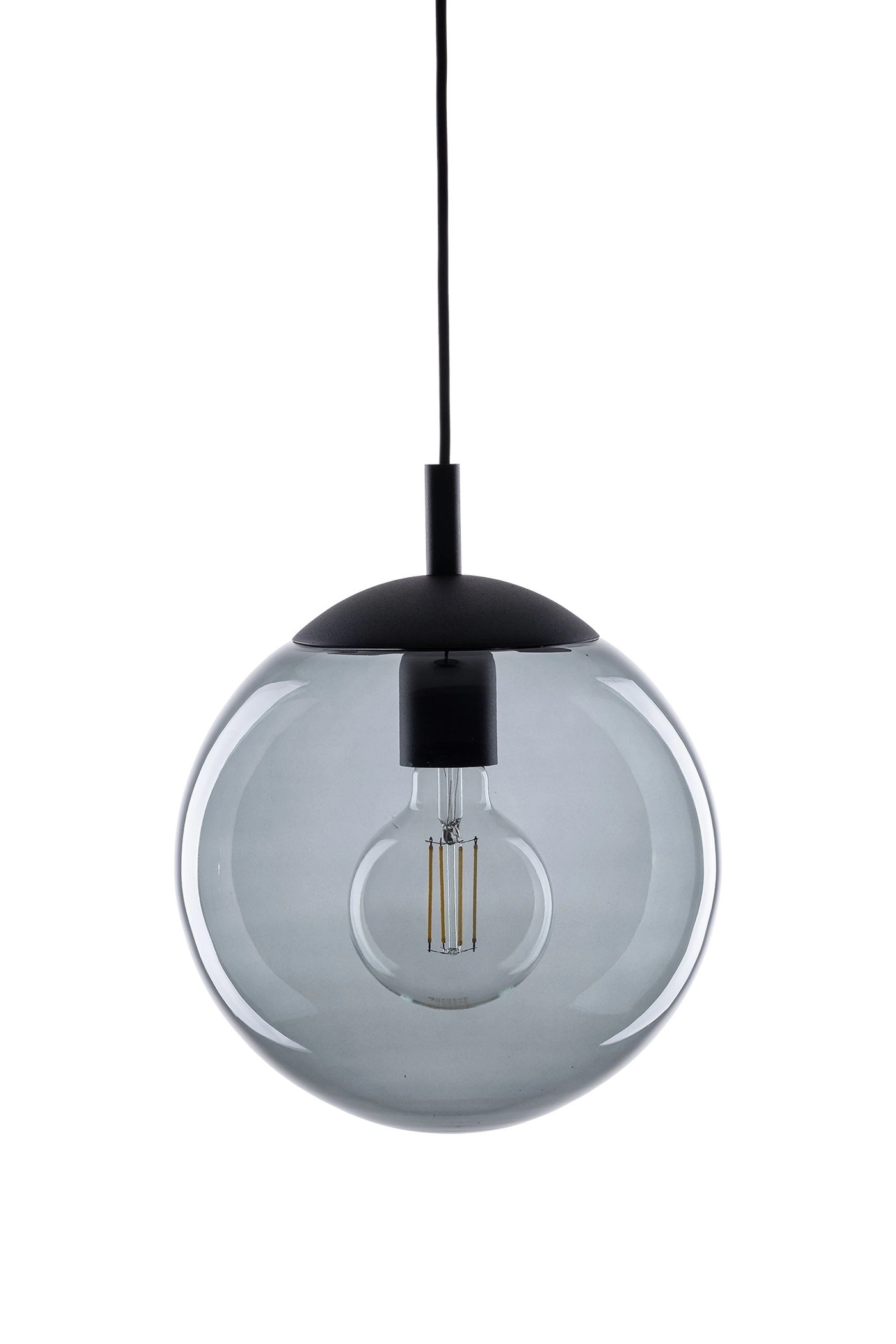   
                        
                        Люстра TK LIGHTING (Польща) 14019    
                         У стилі Хай-тек.  
                        Тип джерела світла: світлодіодна лампа, змінна.                         Форма: Куля.                         Кольори плафонів і підвісок: Сірий.                         Матеріал: Скло.                          фото 2