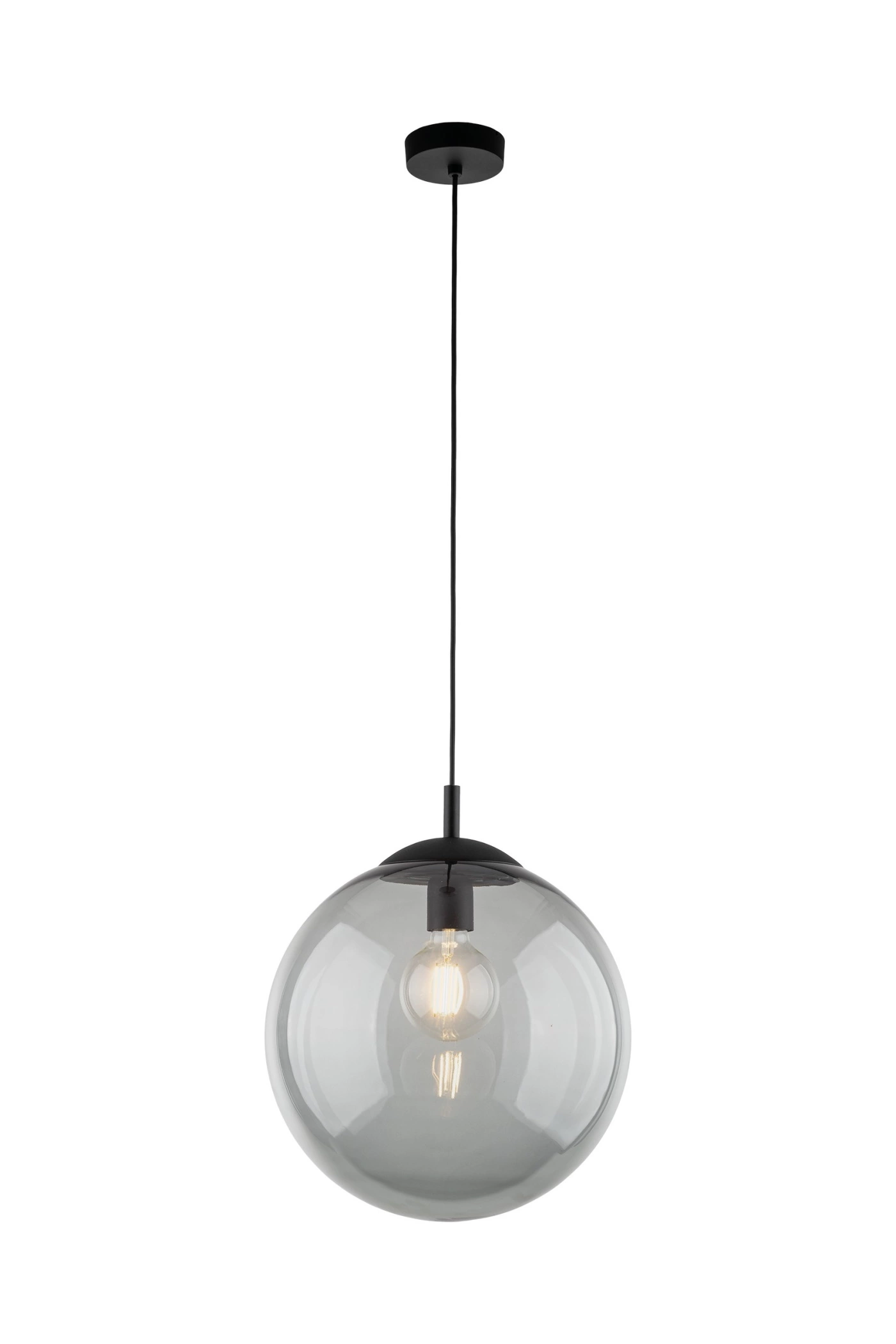   
                        
                        Люстра TK LIGHTING (Польща) 14027    
                         У стилі Хай-тек.  
                        Тип джерела світла: світлодіодна лампа, змінна.                         Форма: Куля.                         Кольори плафонів і підвісок: Сірий.                         Матеріал: Скло.                          фото 2