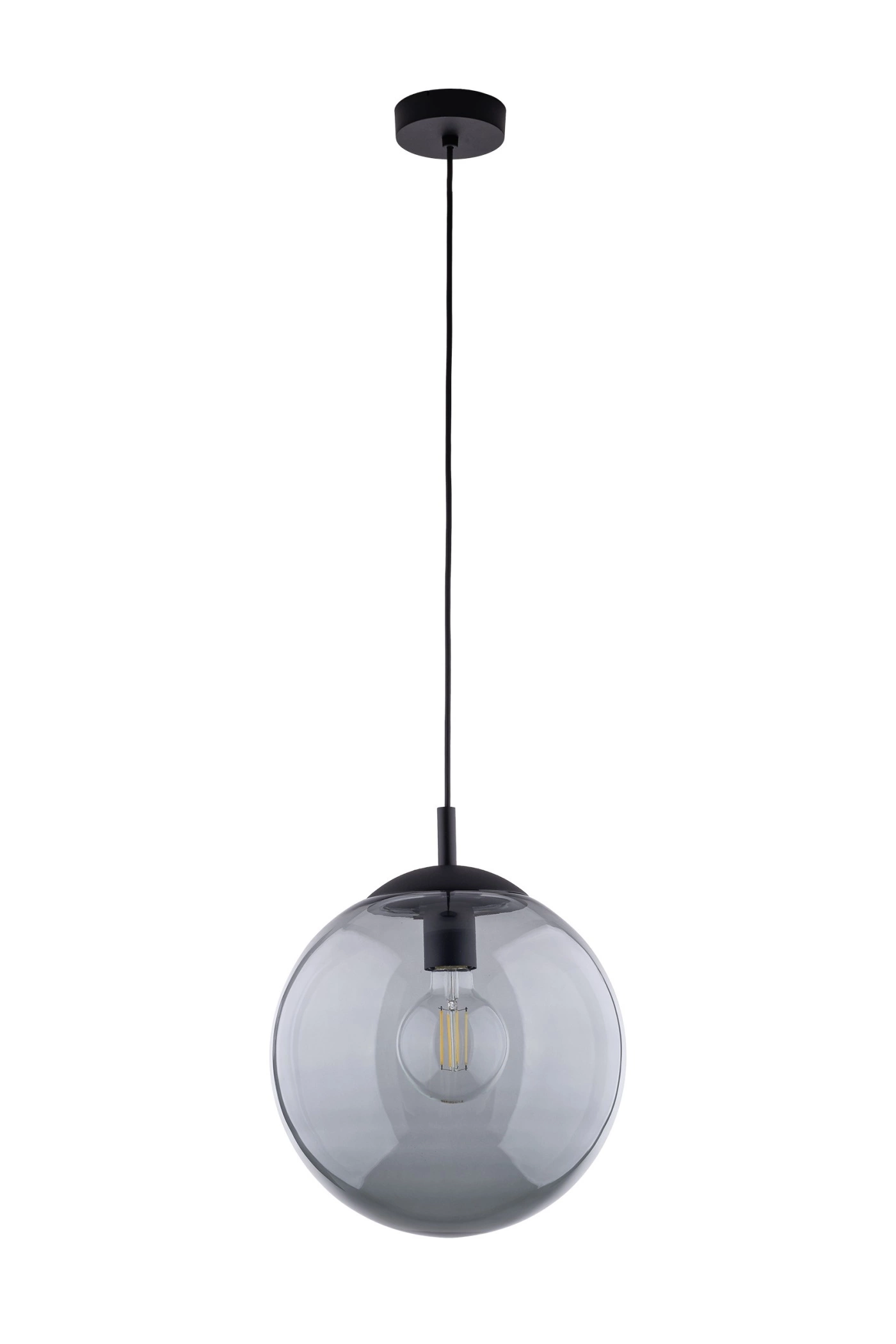   
                        
                        Люстра TK LIGHTING (Польща) 14027    
                         У стилі Хай-тек.  
                        Тип джерела світла: світлодіодна лампа, змінна.                         Форма: Куля.                         Кольори плафонів і підвісок: Сірий.                         Матеріал: Скло.                          фото 3